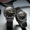 2019 OLEVS Brand 5881 Men's/Women's Mesh Strap Quartz Watch Fashion Casual Unisex Calendar Date Sport WristWatch